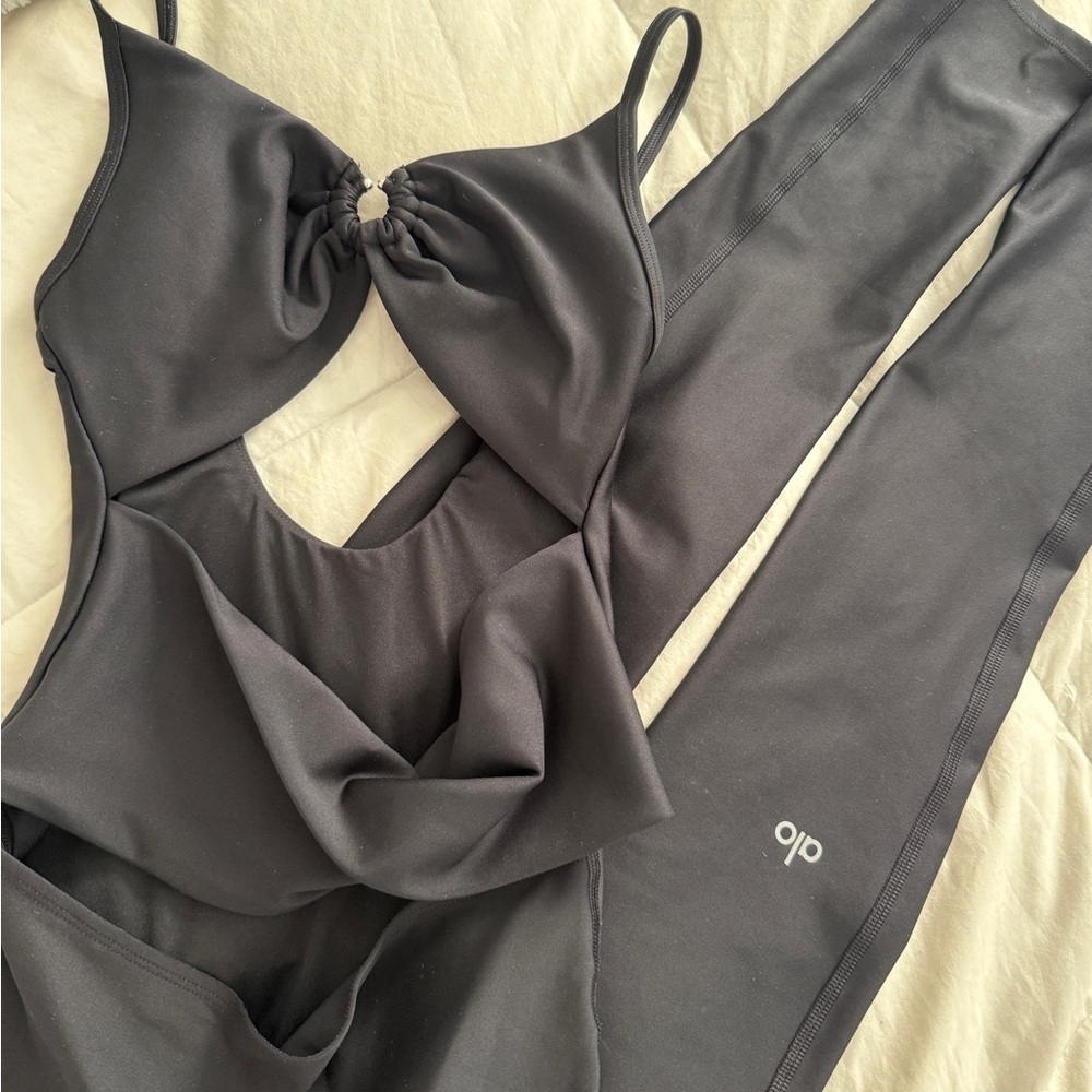 Alo Yoga Black Jumpsuit